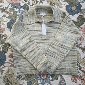 NWT Gilli Collared V-neck Sweater